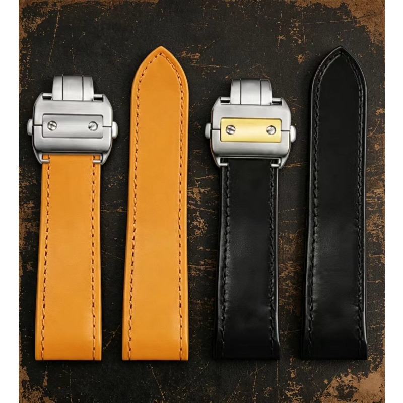 Cartier Watch Santos - Bracelet de montre en cuir véritable