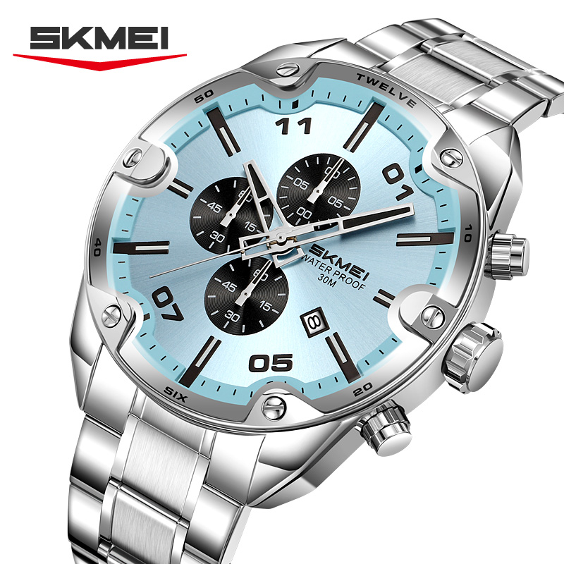 SKMEI 9387 Montre à quartz pou - Suede Strap Watch avis et prix