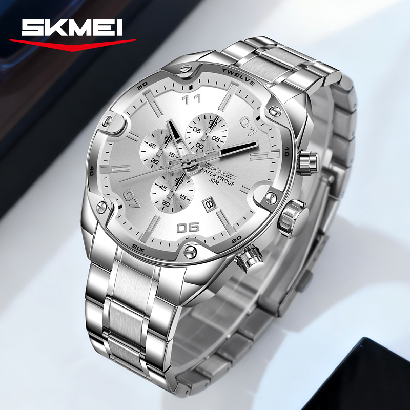 SKMEI 9387 Montre à quartz pou - Suede Strap Watch avis et prix