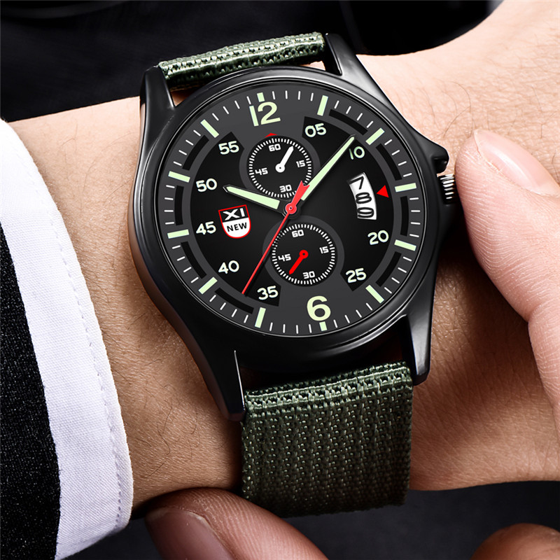 Reloj Hombre véritable marque  - Suede Strap Watch avis et prix